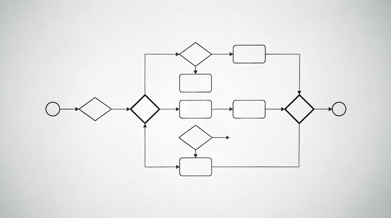 Схема процесса в нотации BPMN